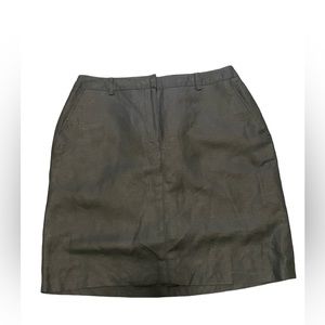 EUC Larry Levine Linen Blend Skirt